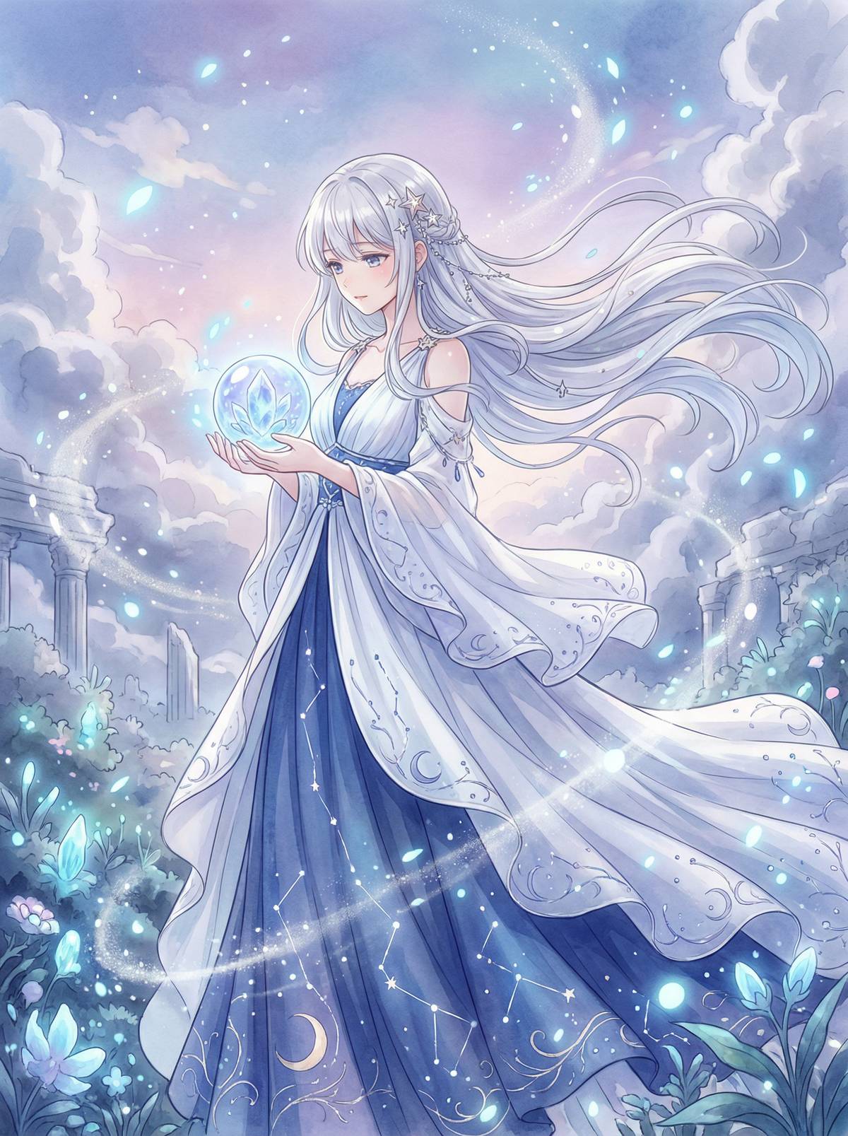 探花动漫美图-星辰少女